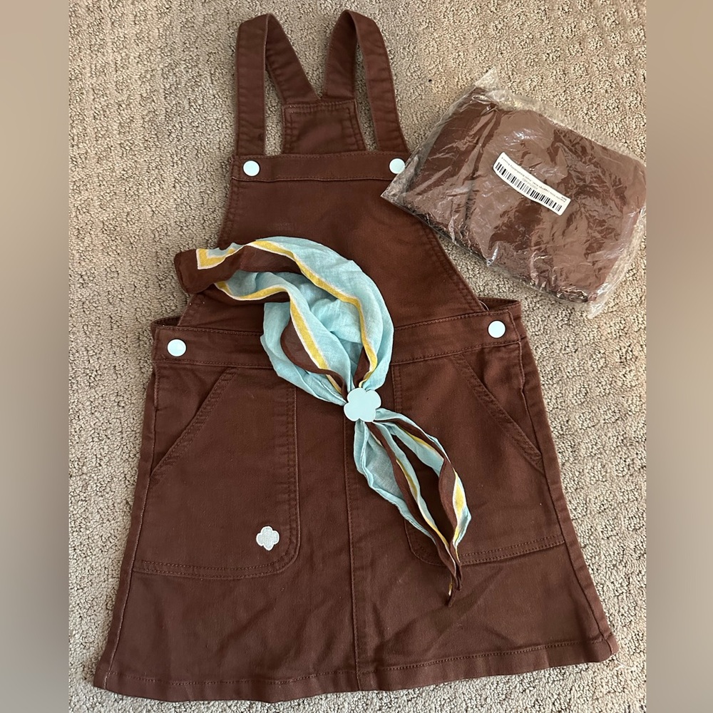 Girl Scout brownie jumper